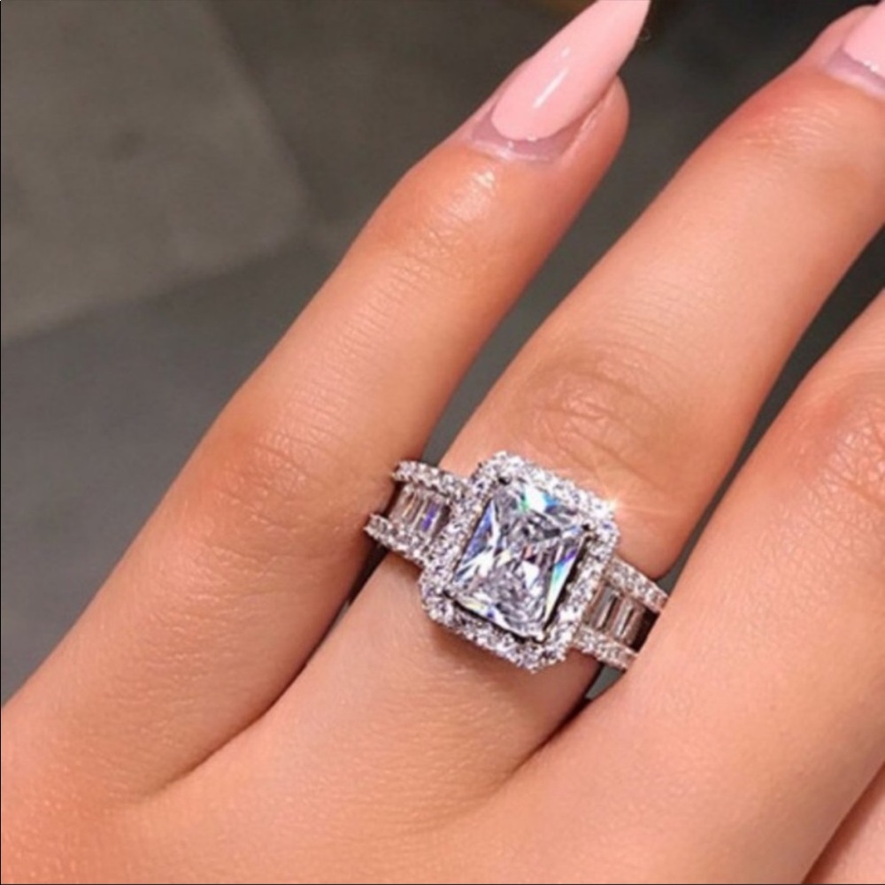 New 925 Sterling Silver Wedding Ring